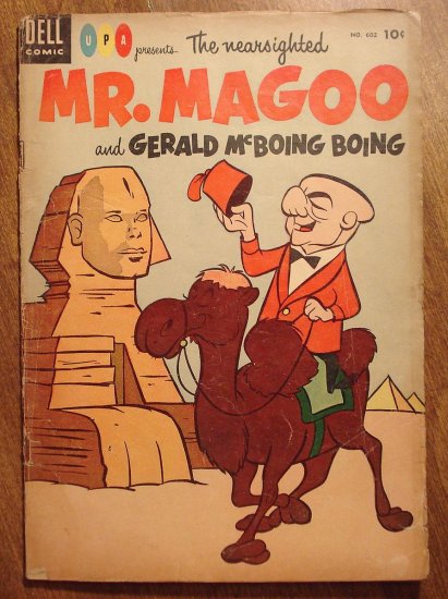 Dell Four (4) Color - Mr. Magoo #602 (1954) comic book, Good/VG condition