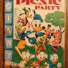 Dell Giant comic - Walt Disney's Picnic Party #6 (1955) comic book, Fair cond., Donald Duck Goofy