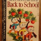 Dell Giant comic - Huey Dewey Louie Back to School #1 (1958) comic book Donald Duck
