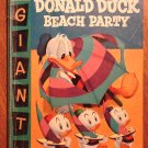 Dell Giant comic - Donald Duck Beach Party #3 (1956) comic book, Good/VG Donald Duck Uncle Scrooge