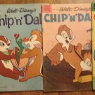 Chip & Dale #'s 6, 8, 17, 25 comic books, Dell comics, all VG condition
