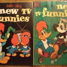 New TV Funnies #272 & 273 (1959) comic book, Dell comics, Woody Woodpecker, Andy Panda
