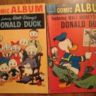 Comic Album #'s 1 & 3 (1958) comic books, Dell comics, VG, Donald Duck, Uncle Scrooge