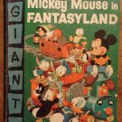 Dell Giant comic - Mickey Mouse in Fantasyland #1 (1957) comic book, G/VG condition