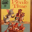Dell Giant comic - Tom and Jerry Picnic Time #21 (1959) comic book, VG/Fine, Droopy, Spike & Tyke