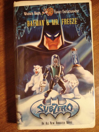 Batman & Mr. Freeze: Subzero animated VHS video tape movie film cartoon,  Batgirl too