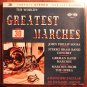World's Greatest Marches LP vinyl record album 33rpm, 3 album set with box case, 1960's