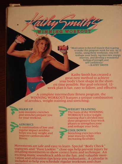 4 Kathy Smith aerobics workout exercise VHS video tapes Body Basics ...
