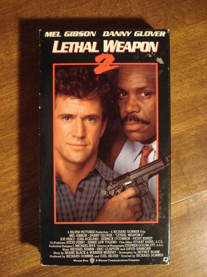 Lethal Weapon 2 VHS video tape movie film, Mel Gibson, Danny Glover ...