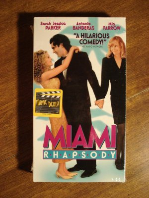 Miami Rhapsody VHS video tape movie film, Sarah jessica parker, Antonio ...