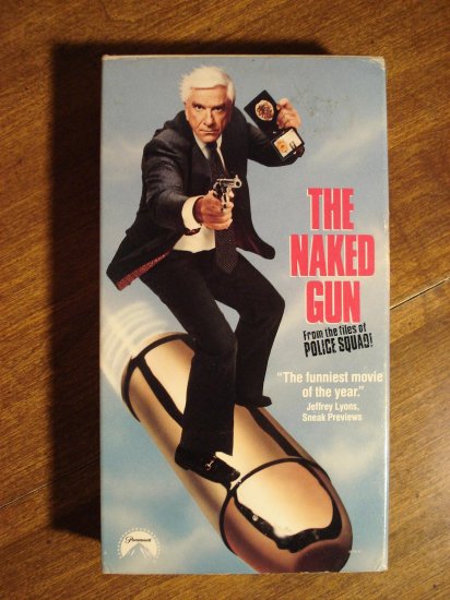 The Naked Gun Vhs Video Tape Movie Film Leslie Nielsen Pricilla Presley Killer Simpson