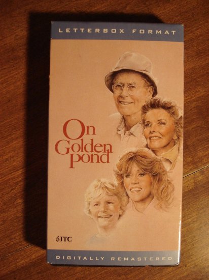 On Golden Pond VHS video tape movie film, Henry & Jane Fonda, Katherine ...