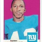 1969 Topps football card #37 Carl Spider Lockhart EX New York Giants