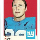 1969 Topps football card #131 Ernie Koy EX New York Giants