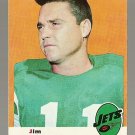 1969 Topps football card #29 Jim Turner NM New York Jets
