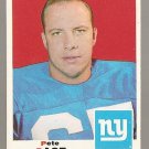 1969 Topps football card #197 Pete Case VG New York Giants