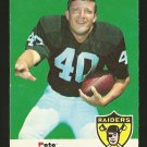 1969 Topps football card #30 Pete Banaszak VG (light Crease) Oakland Raiders