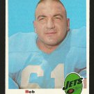 1969 Topps football card #162 Bob Talamini EX New York Jets