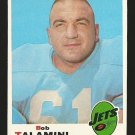 1969 Topps football card #162 (B) Bob Talamini VG/EX New York Jets