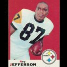 1969 Topps football card #111 Roy Jefferson EX Pittsburgh Steelers