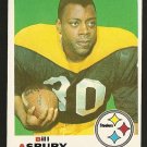 1969 Topps football card #246 Bill Asbury NM Pittsburgh Steelers