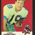 1969 Topps football card #31 (B) Lance Rentzel EX (wax stains on front) Dallas Cowboys