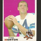1969 Topps football card #235 (B) Craig Morton VG/EX Dallas Cowboys