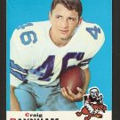 1969 Topps football card #122 (B) Craig Baynham EX/NM Dallas Cowboys