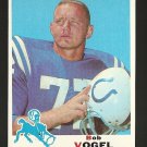 1969 Topps football card #138 Bob Vogel EX/NM Baltimore Colts