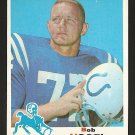 1969 Topps football card #138 Bob Vogel (B) NM (light wax stain on back) Baltimore Colts