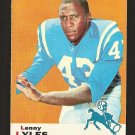 1969 Topps football card #72 Lenny Lyles NM Baltimore Colts