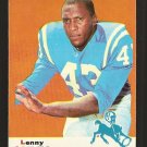 1969 Topps football card #72 (C) Lenny Lyles NM- Baltimore Colts