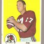 1969 Topps football card #200 (B) Jim Hart Good St. Louis Cardinals