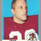 1969 Topps football card #112 Chuck Latourette Good (creases) St. Louis Cardinals