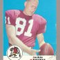 1969 Topps football card #43 (C) Jackie Smith Poor St. Louis Cardinals