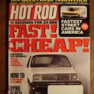 Hot Rod magazine April 2000, 11 seconds for $2000, fastest street cars, V8 Chevette
