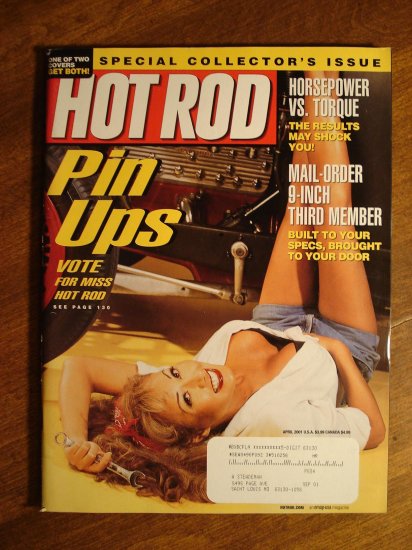 Hot Rod Magazine April 2001 Miss Hot Rod Pin Up Girls 9