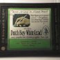 Dutch Boy White Lead Pencil glass movie film advertising slide (Magic Lantern)