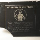 Gossard Brassieres glass movie film advertising slide (Magic Lantern)