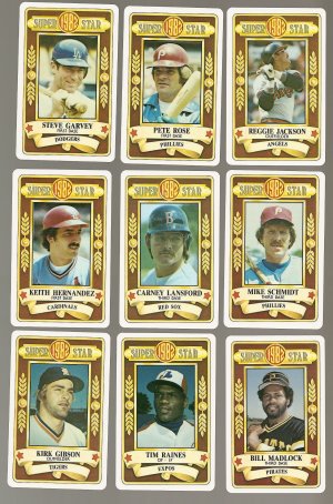 1982 Perma Graphics Super-Star complete baseball card set - Rose, Schmidt, Carew, many more!