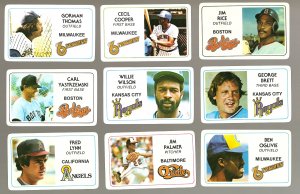 1981 Perma Graphics baseball cards lot assortment - Brett, Yastrzemski, Palmer, more!