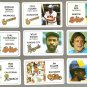 1981 Perma Graphics baseball cards lot assortment - Brett, Yastrzemski, Palmer, more!