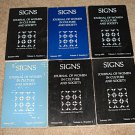 Signs - Journal of Women in Culture & Society, 6 volumes, 1970's softcover