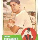 1963 Topps baseball card #278 Chico Fernandez EX Detroit Tigers