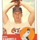 1963 Topps baseball card #277 Dick Farrell VG/EX Houston Colt 45's