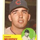 1963 Topps baseball card #272 Danny Murphy VG Chicago Cubs