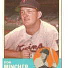 1963 Topps baseball card #269 Don Mincher EX Minnesota twins