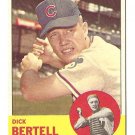 1963 Topps baseball card #287 Dick Bertell NM Chicago Cubs
