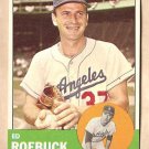 1963 Topps baseball card #295 Ed Roebuck NM Los Angeles Dodgers