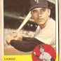 1963 Topps baseball card #308 Camilo Carreon EX/NM Chicago White Sox